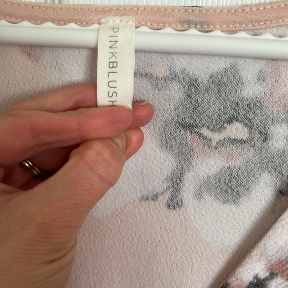 Floral Maternity/Nursing Dress | PinkBlush | Small - Picture 4 of 4